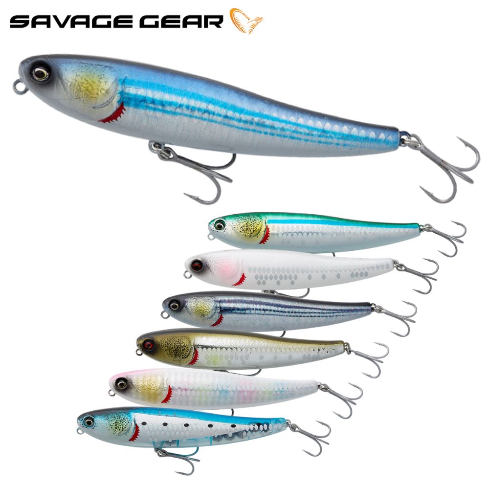 SAVAGE GEAR Topwater Floating Walk The Dog Pencil Lure BULLET MULLET 10cm/17.3g