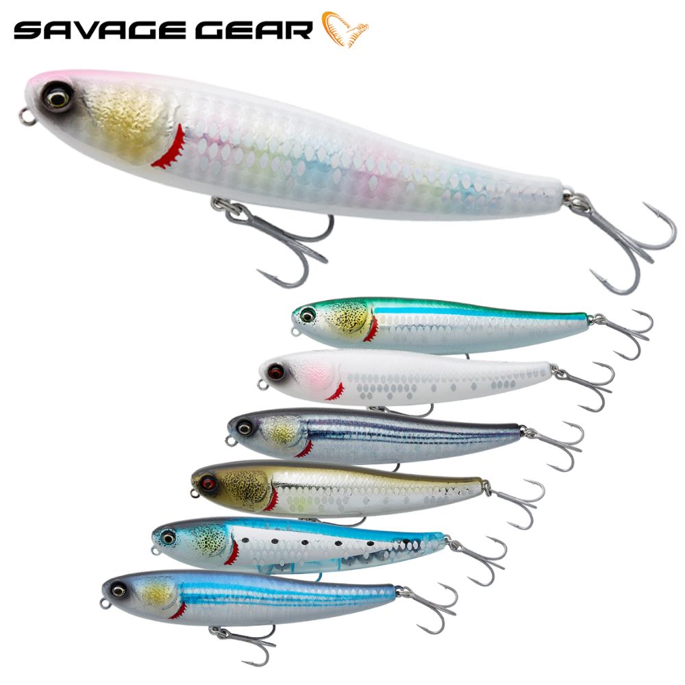 SAVAGE GEAR Topwater Floating Walk The Dog Pencil Lure BULLET MULLET 11.2cm/23.5g