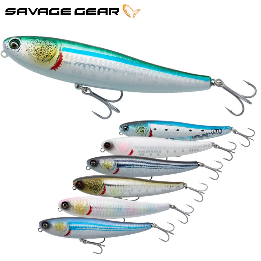 SAVAGE GEAR Topwater Floating Walk The Dog Pencil Lure BULLET MULLET 5.5cm/3.3g