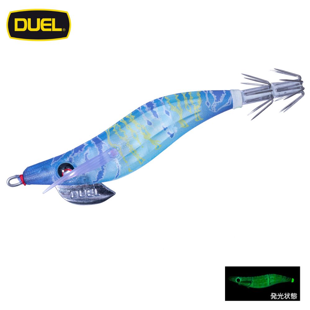 DUEL Squid Fishing Hardcore Jig Lure LQ Lens Egi 2.5 #GLBB