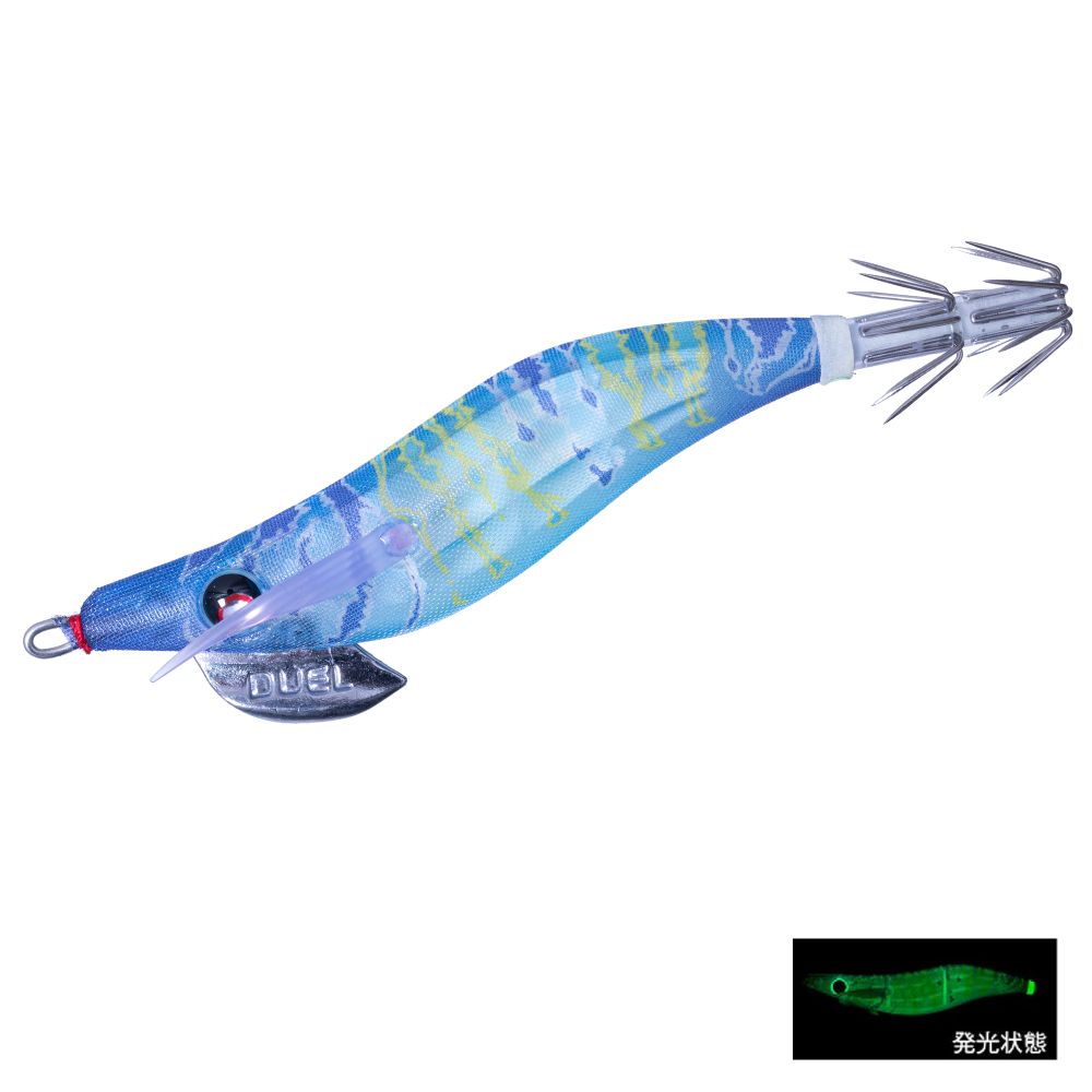 DUEL Squid Fishing Hardcore Jig Lure LQ Lens Egi 2.5 #GLBB - Image 2