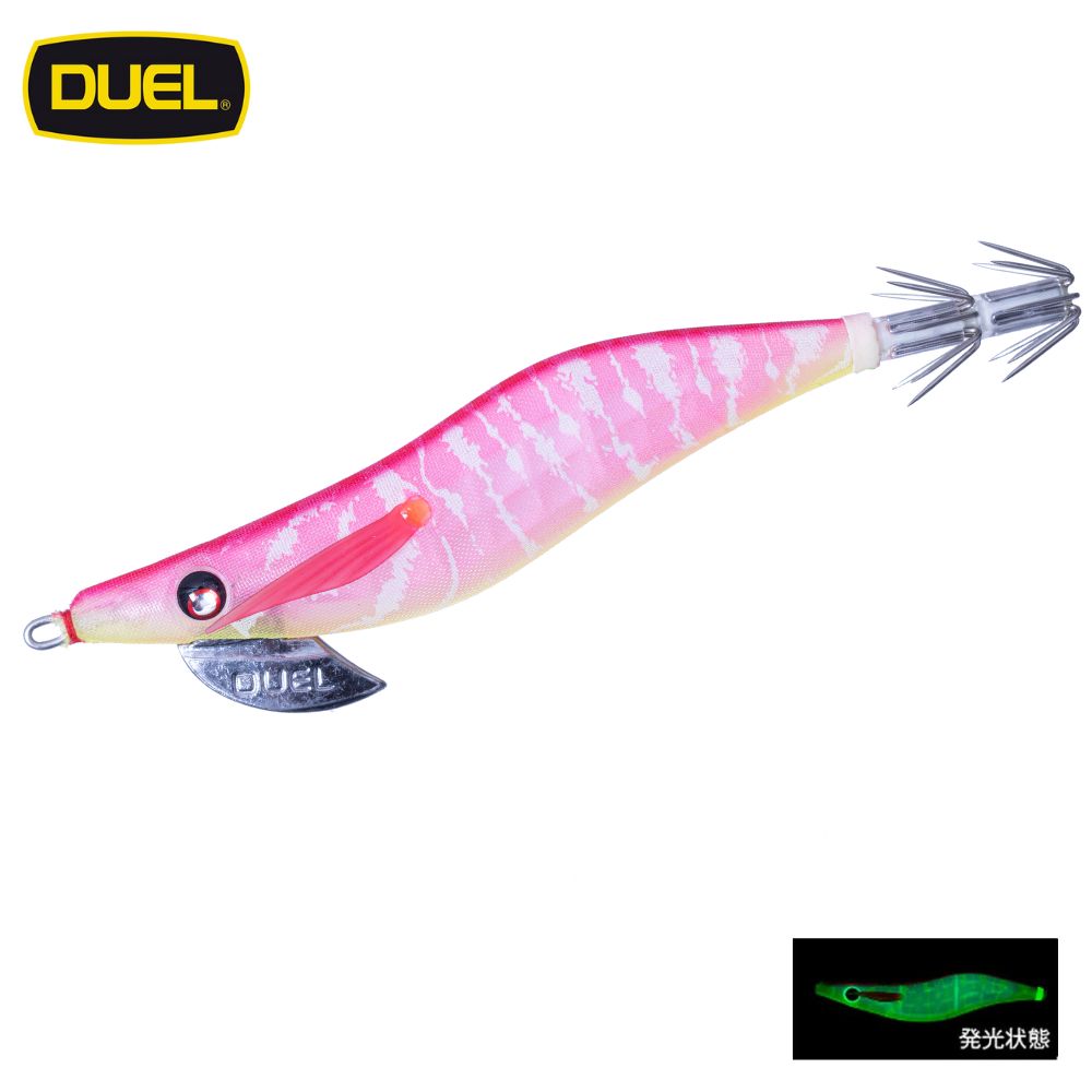 DUEL Squid Fishing Hardcore Jig Lure LQ Lens Egi 3.0 #GLBI
