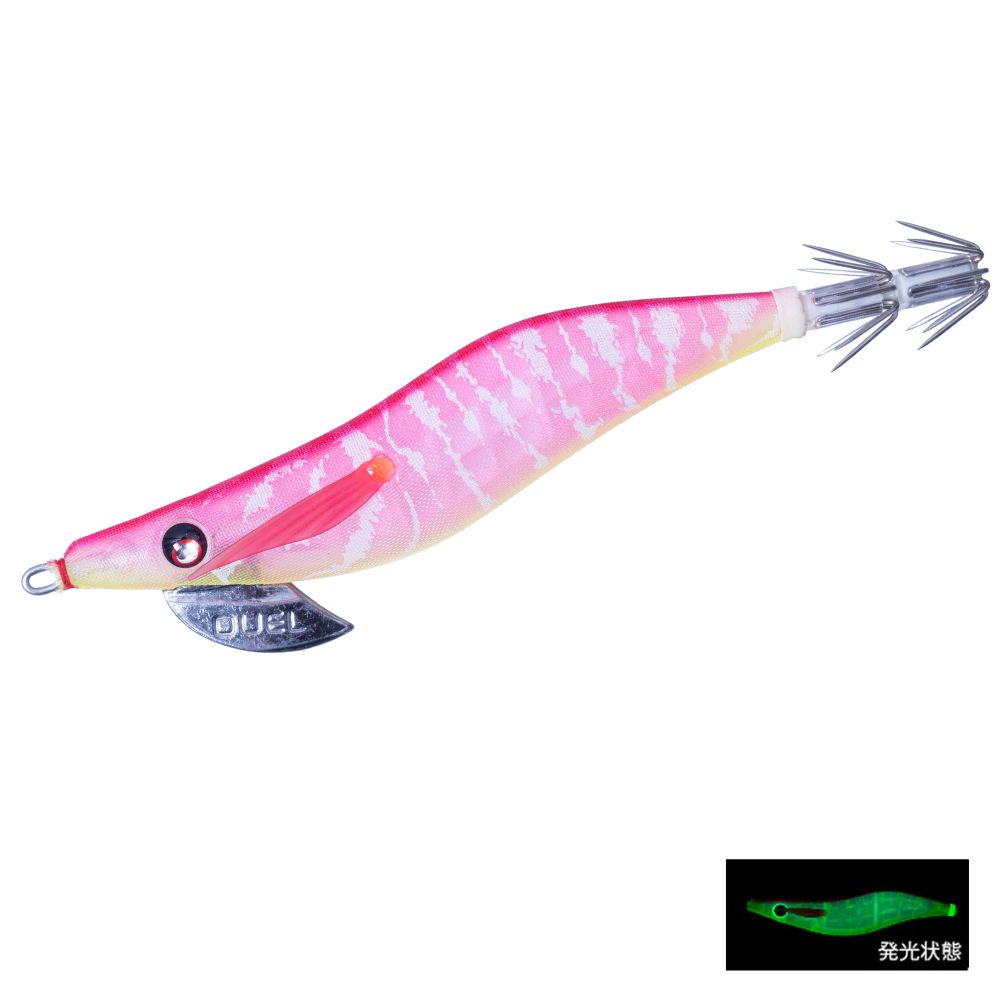 DUEL Squid Fishing Hardcore Jig Lure LQ Lens Egi 3.0 #GLBI - Image 2