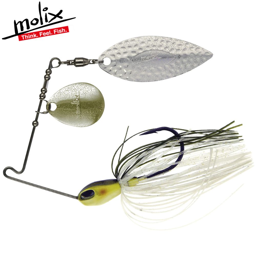 MOLIX Finesse Spinnerbait Willow Tandem Lure FS SPINNERBAIT Heritage Custom #Killer Ayu