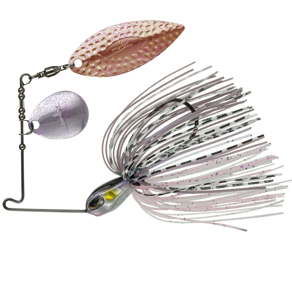 MOLIX Finesse Spinnerbait Willow Tandem Lure FS SPINNERBAIT Heritage Custom #Purple Shinner - Image 2