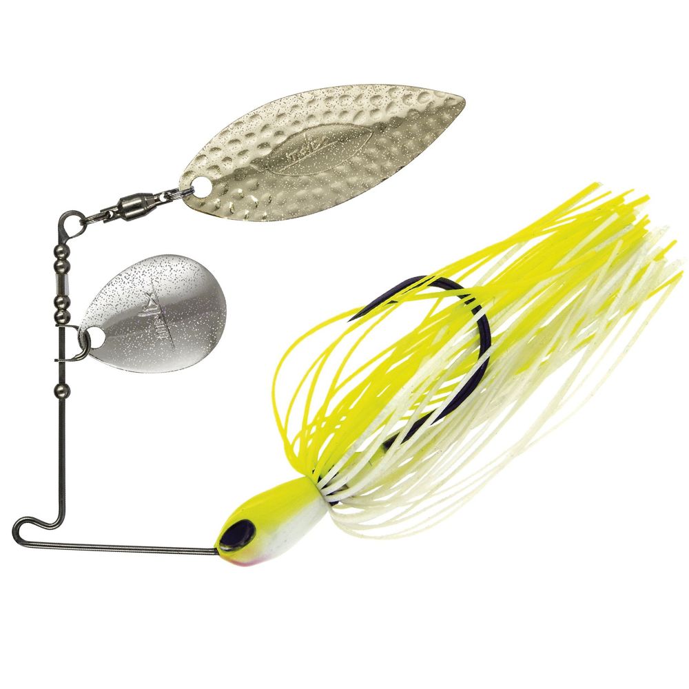 MOLIX Finesse Spinnerbait Willow Tandem Lure FS SPINNERBAIT Heritage Custom #White Chartreuse - Image 2