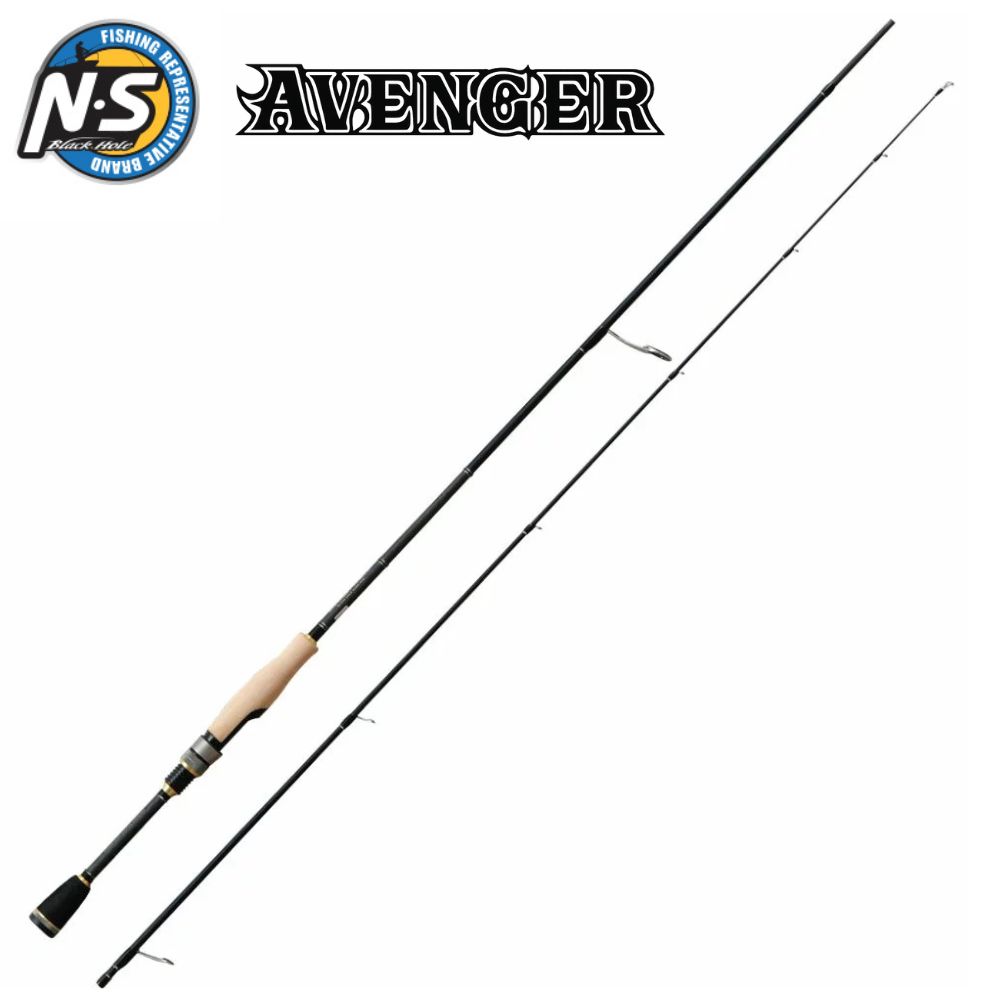 NS BLACK HOLE Bass Fishing Spinning Rod AVENGER BAS-662ML
