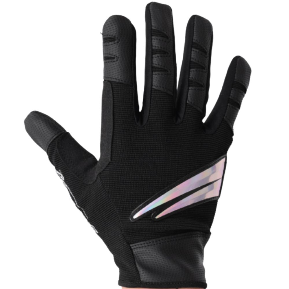NS BLACK HOLE Natural Leather + RX7 Fabric Fishing Gloves V2 NO CUT Black XL - Image 2
