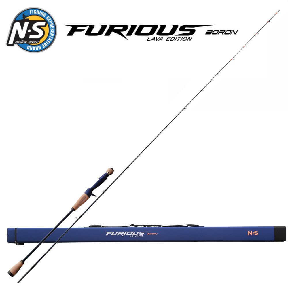 NS BLACK HOLE Saltwater Rubber Jigging Baitcasting Rod FURIOUS BORON B-632RL