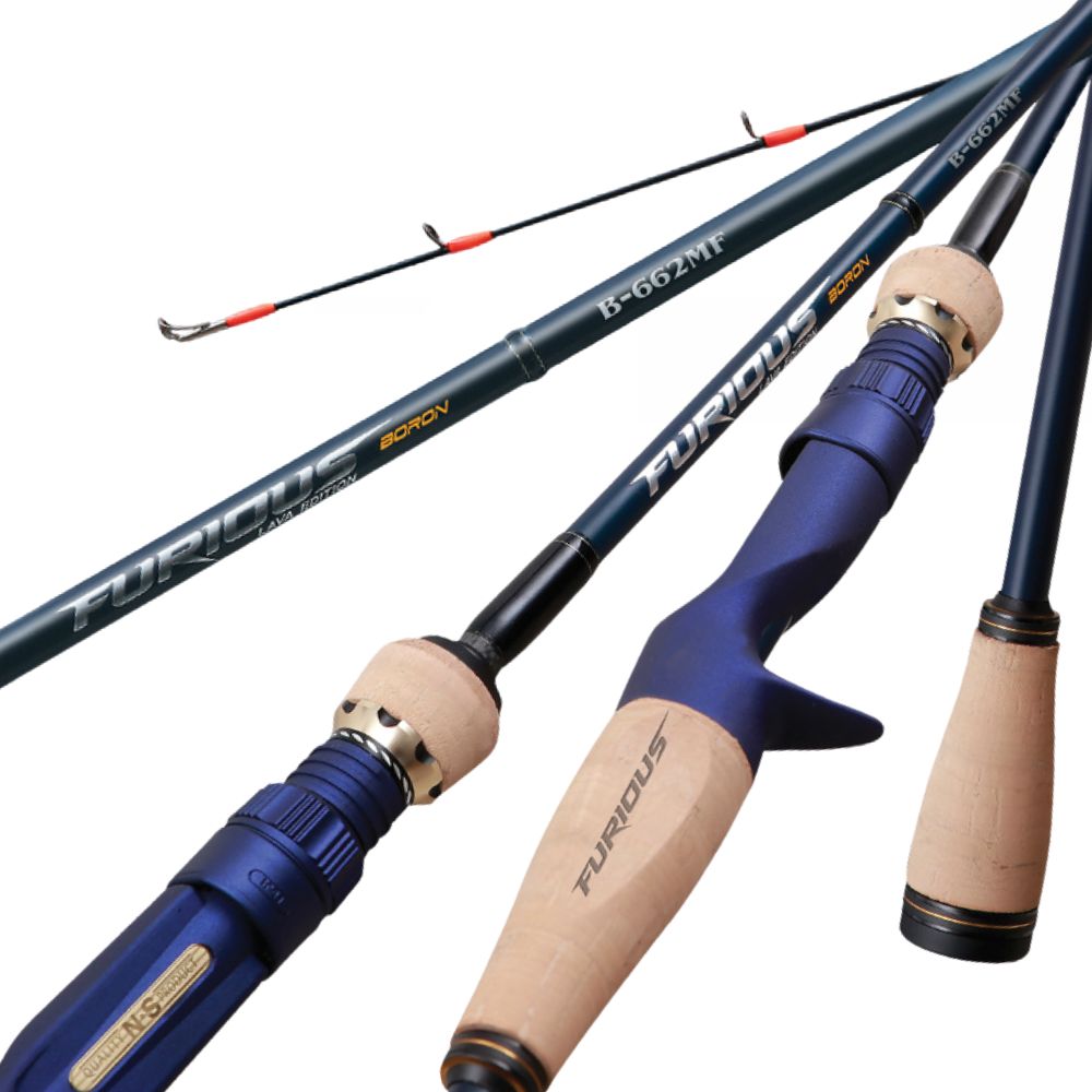 NS BLACK HOLE Saltwater Rubber Jigging Baitcasting Rod FURIOUS BORON B-632RL - Image 5