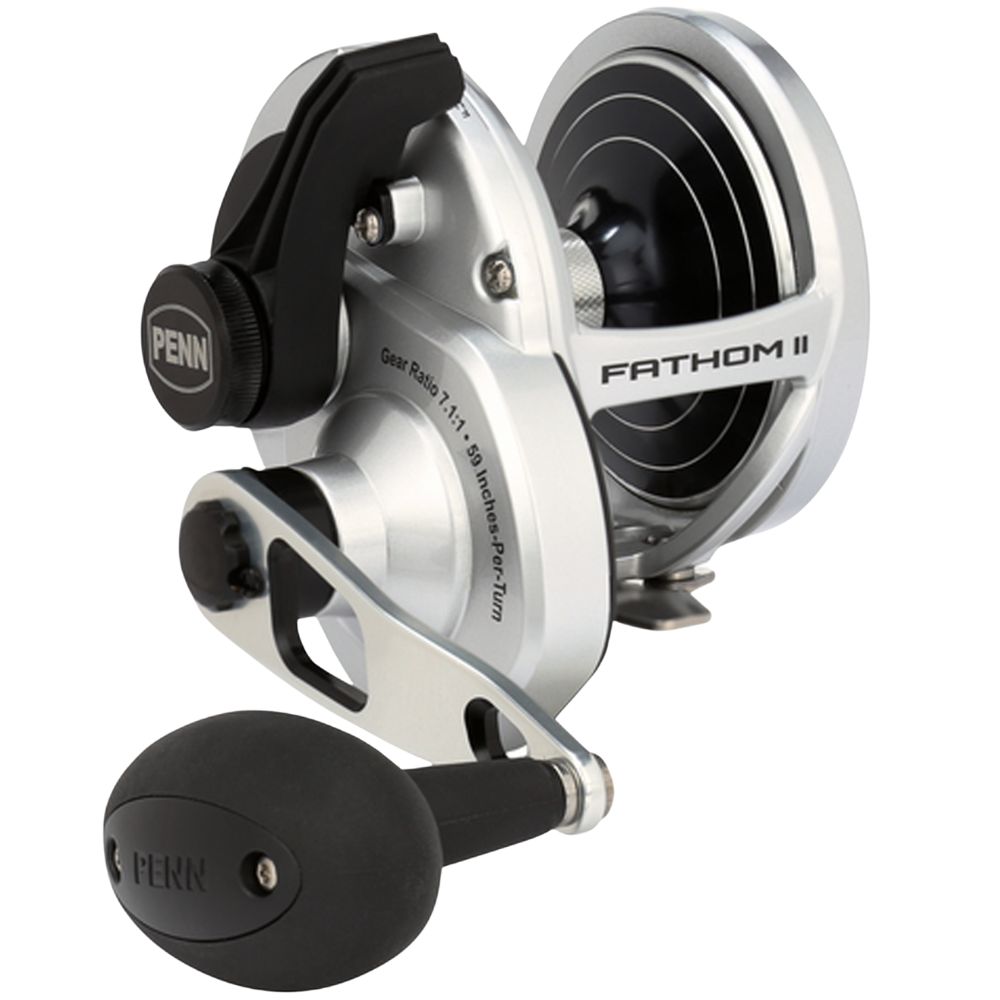 PENN Conventional Hi-Speed Right-Handed Reel FATHOM II LEVER DRAG 40NLDHS - Image 2