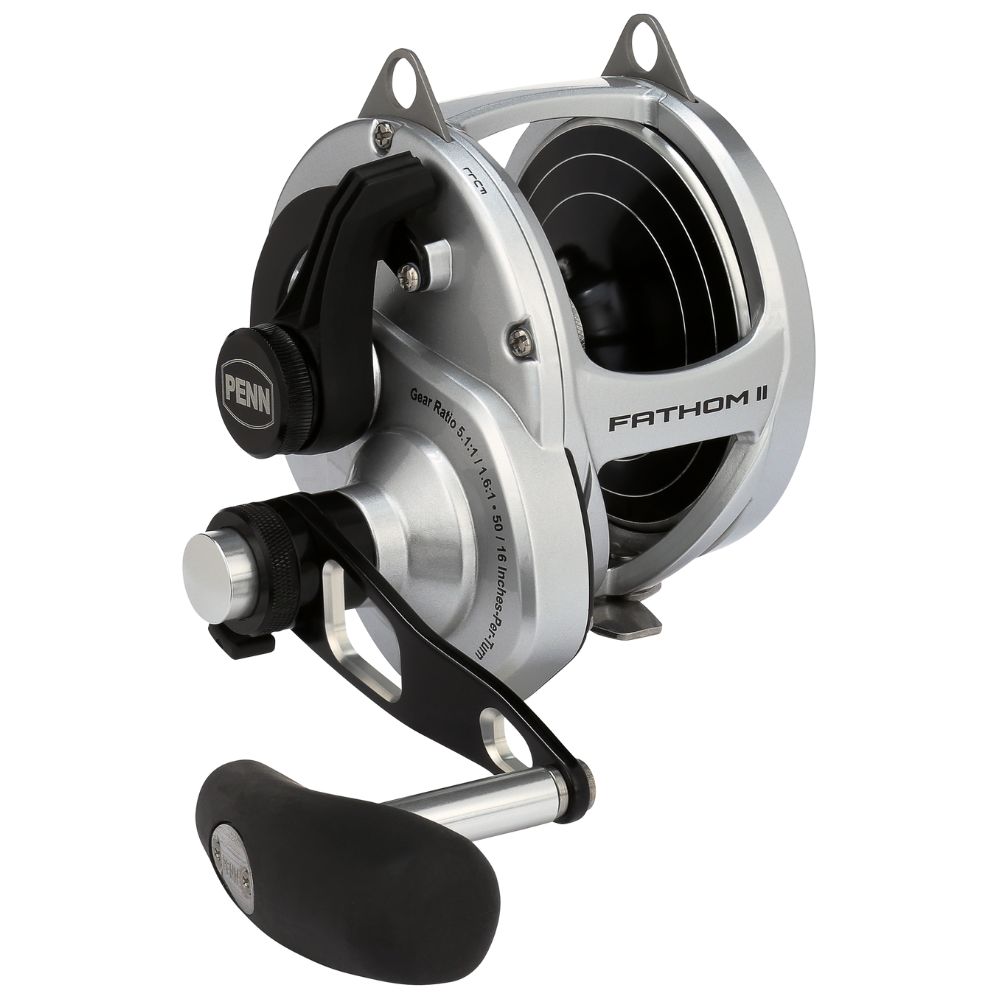 PENN Conventional 2-Speed Right-Handed Reel FATHOM II LEVER DRAG 60NLD2