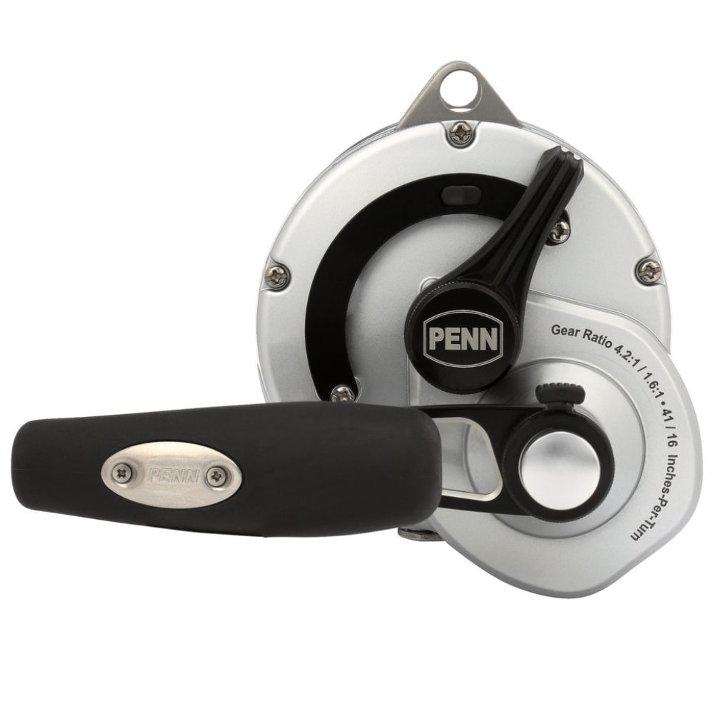 PENN Conventional 2-Speed Right-Handed Reel FATHOM II LEVER DRAG 80LD2 - Image 5