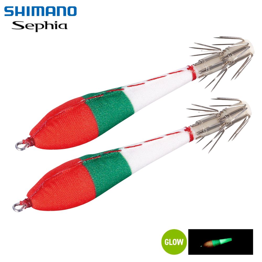 SHIMANO Squid Fishing Floating Squid Jig Lure SEPHIA FUWA FUWA SUTTE II S Red/B