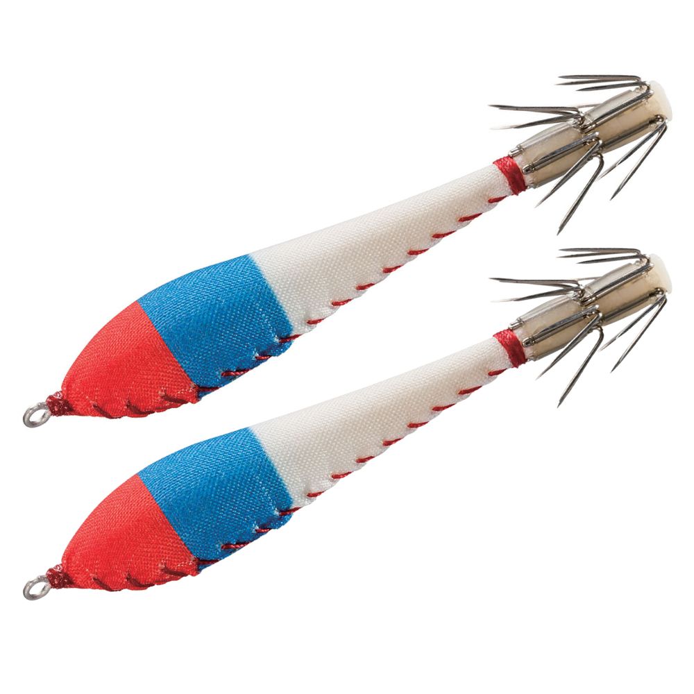 SHIMANO Squid Fishing Floating Squid Jig Lure SEPHIA FUWA FUWA SUTTE II S Red/Blue/W - Image 2