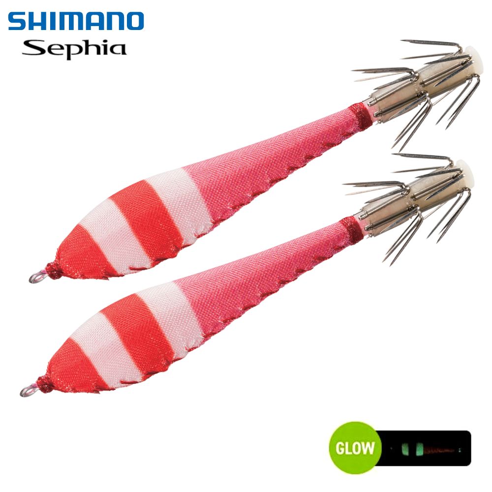 SHIMANO Squid Fishing Floating Squid Jig Lure SEPHIA FUWA FUWA SUTTE II S Red/Pink