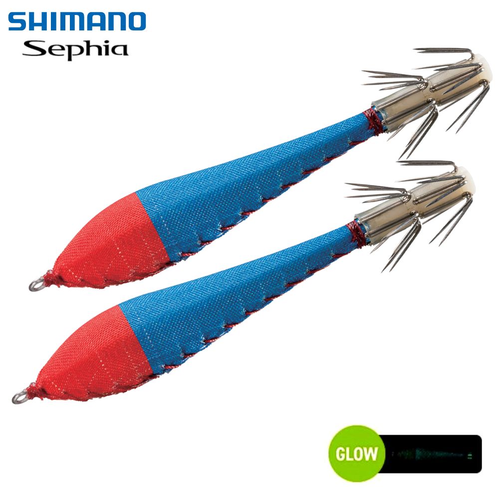 SHIMANO Squid Fishing Floating Squid Jig Lure SEPHIA FUWA FUWA SUTTE II S Red/Blue