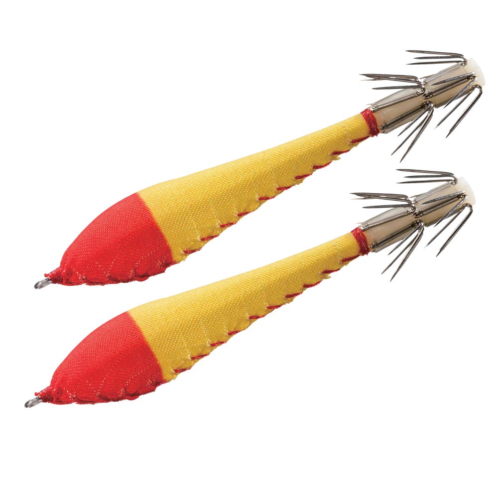 SHIMANO Squid Fishing Floating Squid Jig Lure SEPHIA FUWA FUWA SUTTE II S Red/Yellow - Image 2