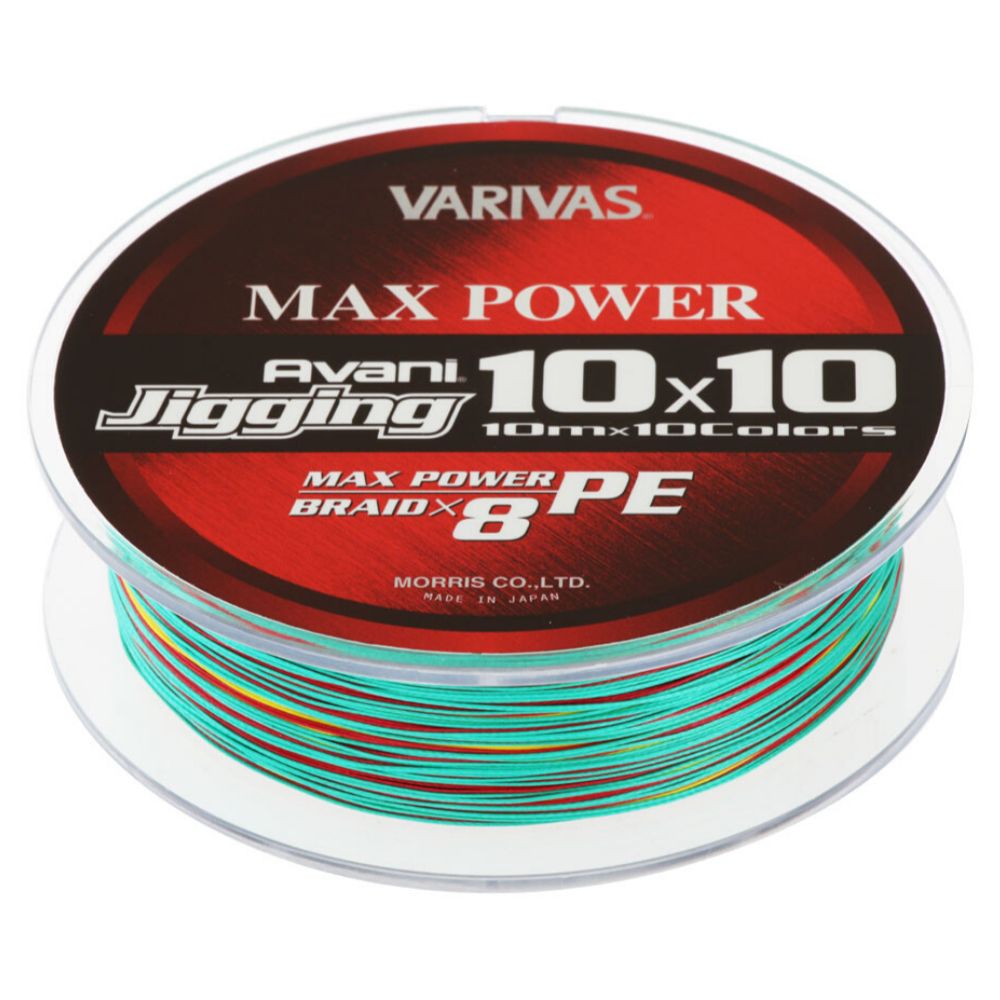 VARIVAS Premium Quality X8 Braid Line Avani Jigging 10×10 MAX POWER 400m