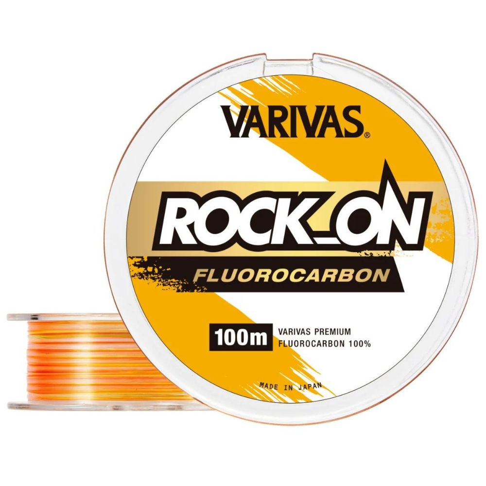 VARIVAS Premium Hi-Visibility 100% Fluorocarbon Line ROCK ON 100m