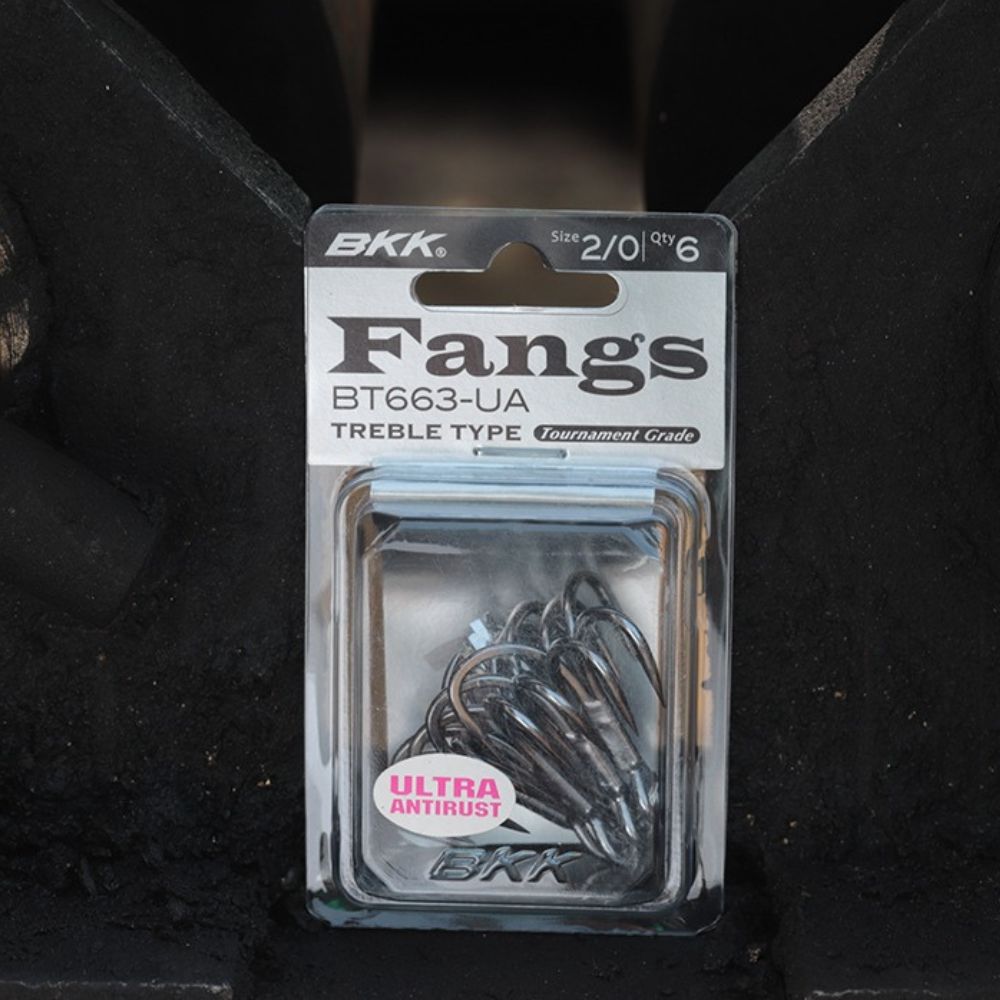 BKK Tournament Grade Ultra Antirust Coated Treble Hooks FANGS 63-UA - Image 4
