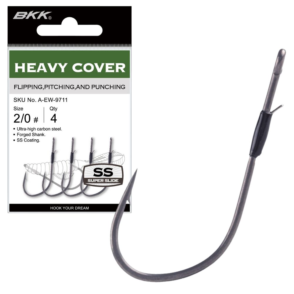 BKK Bass Fishing Flipping-Pitching-Punching Hook HEAVY COVER