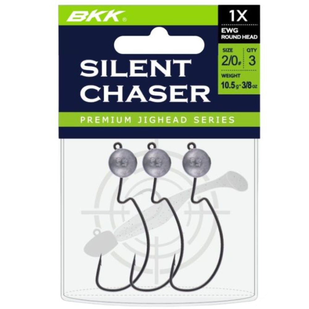 BKK Premium Worm Jighead Silent Chaser 1X EWG Round Head - Image 4