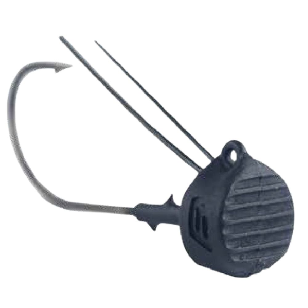 BKK Finesse Weedless Jighead Silent Chaser DRAGGIN' NED Matte Black - Image 4