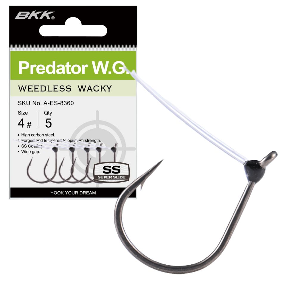 BKK Dropshot And Wacky Rig Hook PREDATOR W.G.