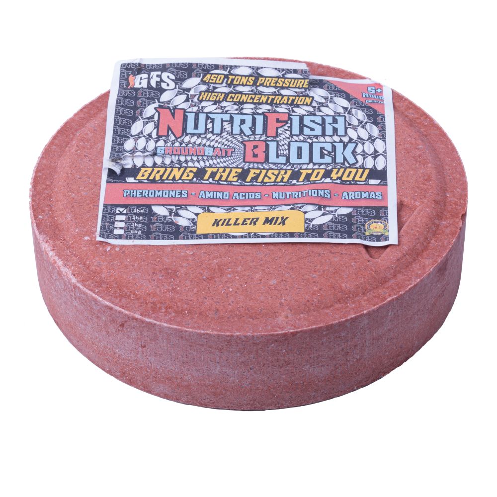 GFS Bottom Fishing Oxygen Serie Attractants NUTRIFISH GROUNDBAIT BLOCK 2kg - Image 2