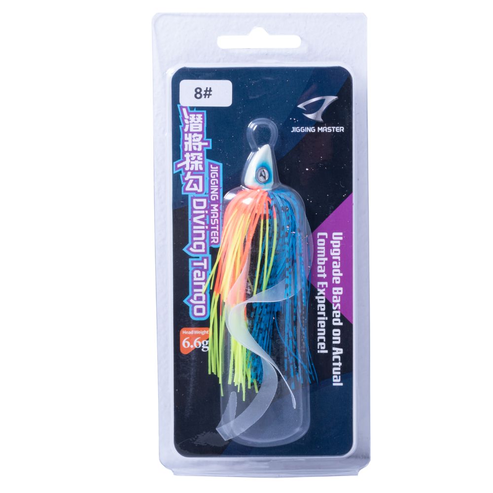 JIGGING MASTER Weighted Flasher Skirt Rig DIVING TANGO 6.6g - Image 19