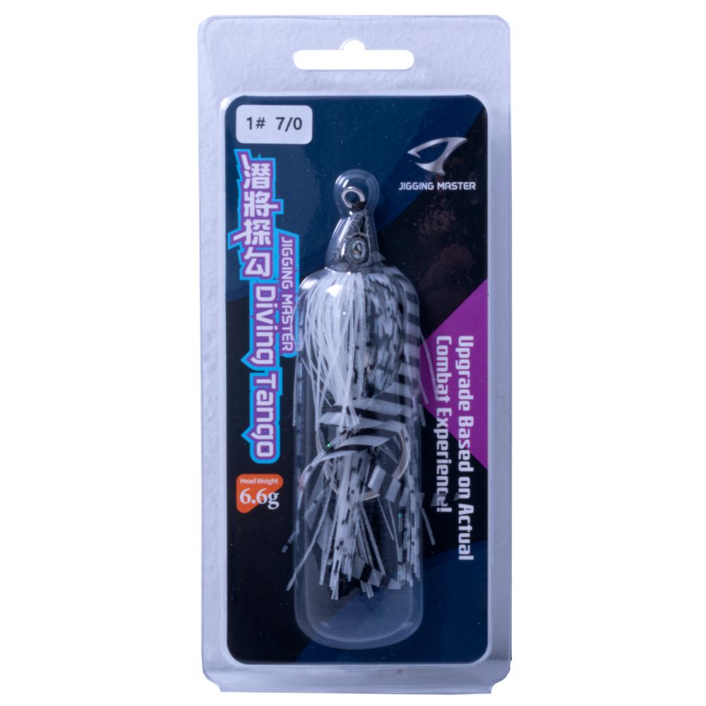 JIGGING MASTER Weighted Flasher Skirt Jigging Assist Hook-Rig DIVING TANGO 6.6g - Image 12