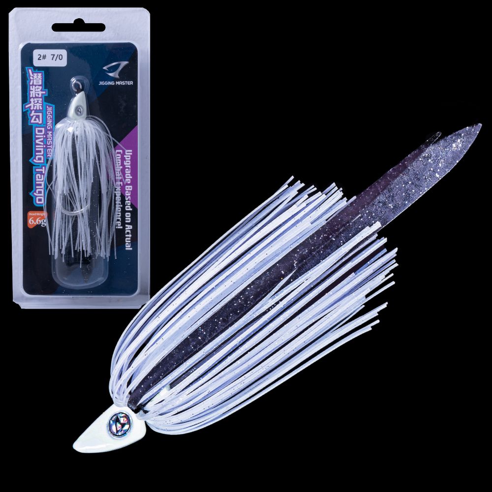 JIGGING MASTER Weighted Flasher Skirt Jigging Assist Hook-Rig DIVING TANGO 6.6g - Image 3