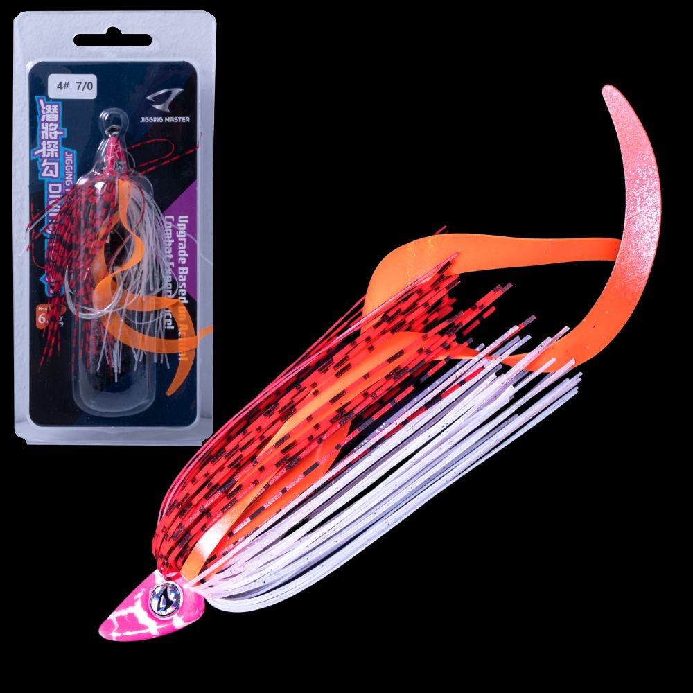 JIGGING MASTER Weighted Flasher Skirt Jigging Assist Hook-Rig DIVING TANGO 6.6g - Image 5