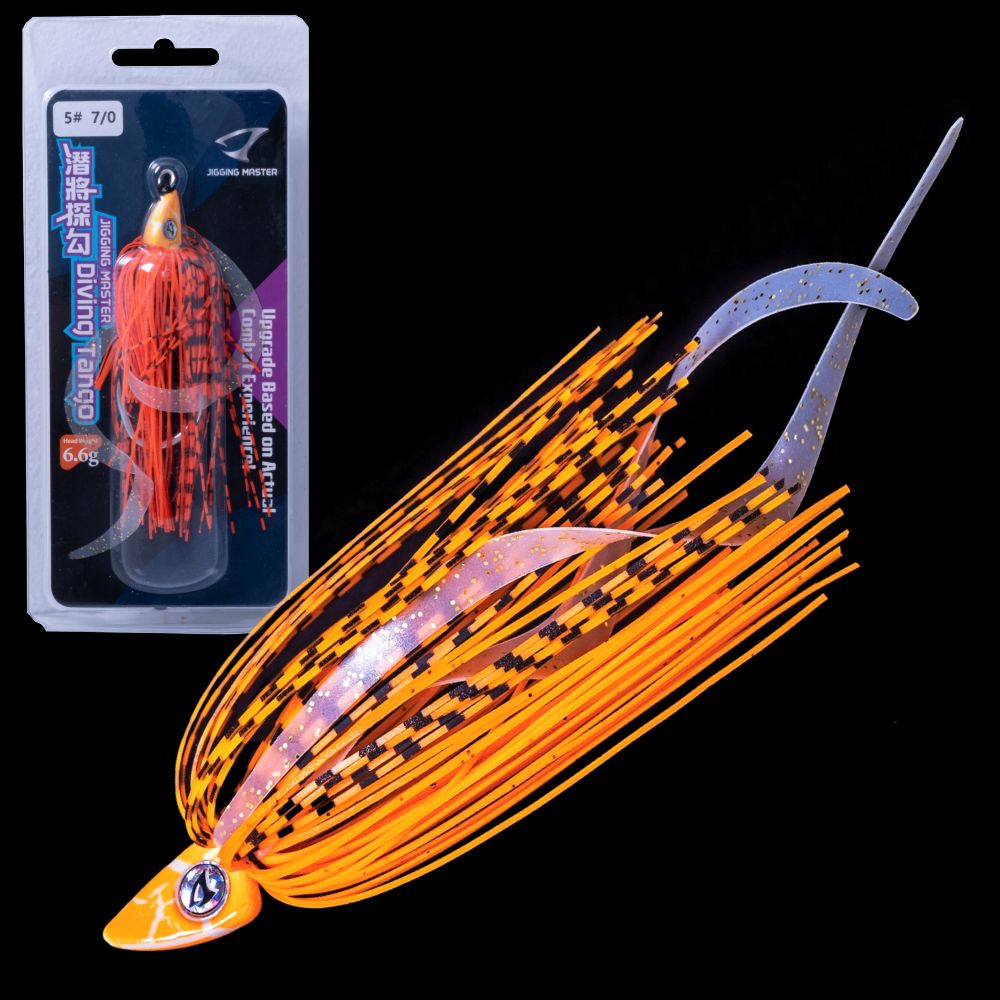 JIGGING MASTER Weighted Flasher Skirt Jigging Assist Hook-Rig DIVING TANGO 6.6g - Image 6