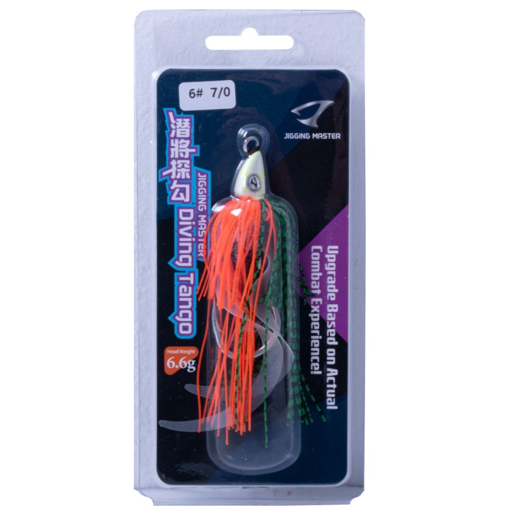 JIGGING MASTER Weighted Flasher Skirt Jigging Assist Hook-Rig DIVING TANGO 6.6g - Image 17
