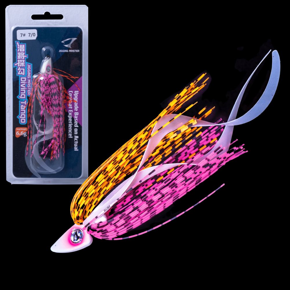 JIGGING MASTER Weighted Flasher Skirt Jigging Assist Hook-Rig DIVING TANGO 6.6g - Image 8