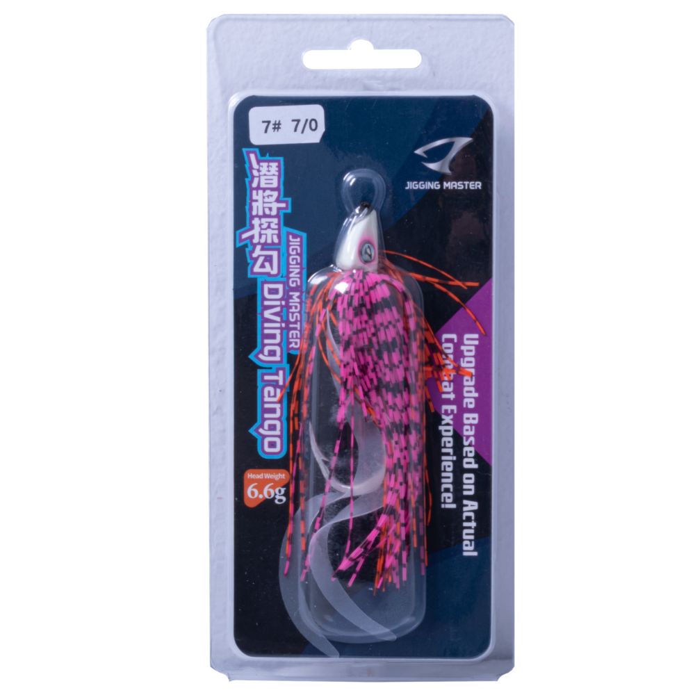 JIGGING MASTER Weighted Flasher Skirt Jigging Assist Hook-Rig DIVING TANGO 6.6g - Image 18