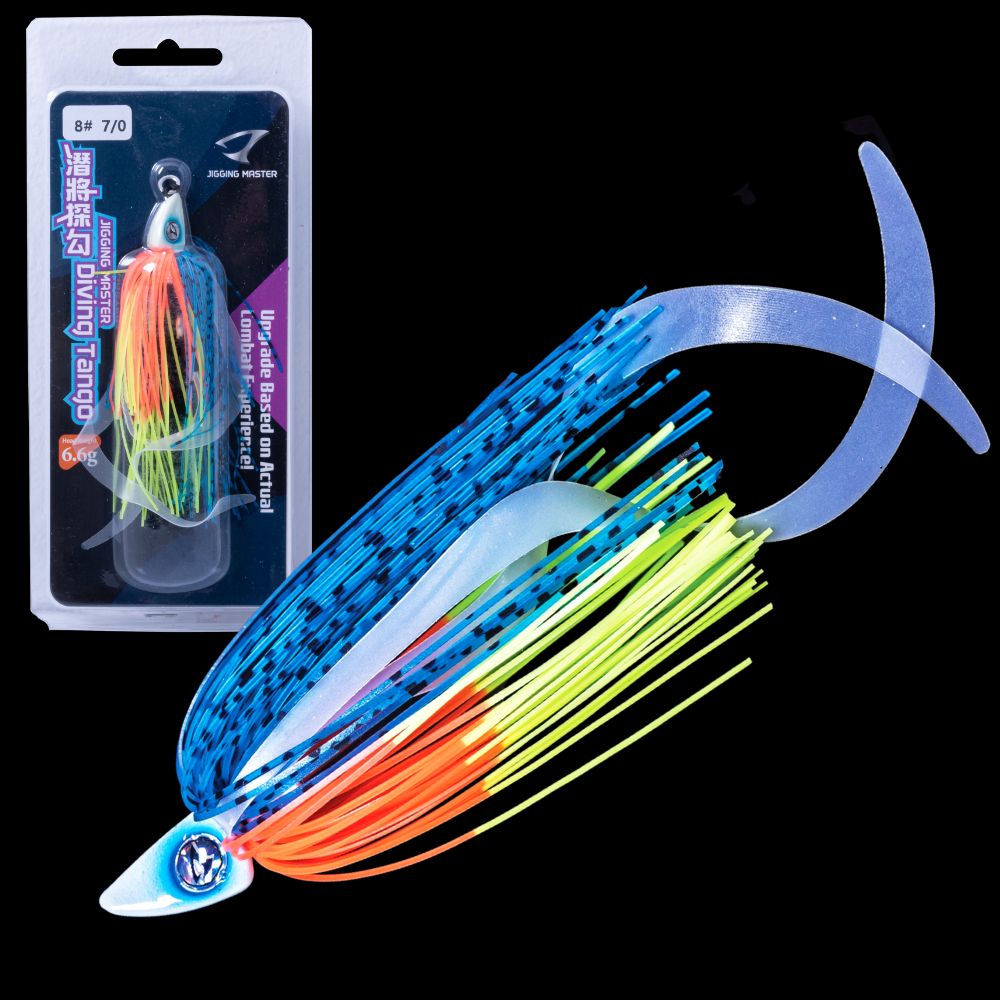 JIGGING MASTER Weighted Flasher Skirt Jigging Assist Hook-Rig DIVING TANGO 6.6g - Image 9