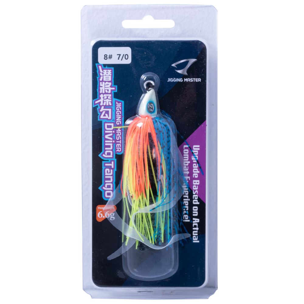 JIGGING MASTER Weighted Flasher Skirt Jigging Assist Hook-Rig DIVING TANGO 6.6g - Image 19