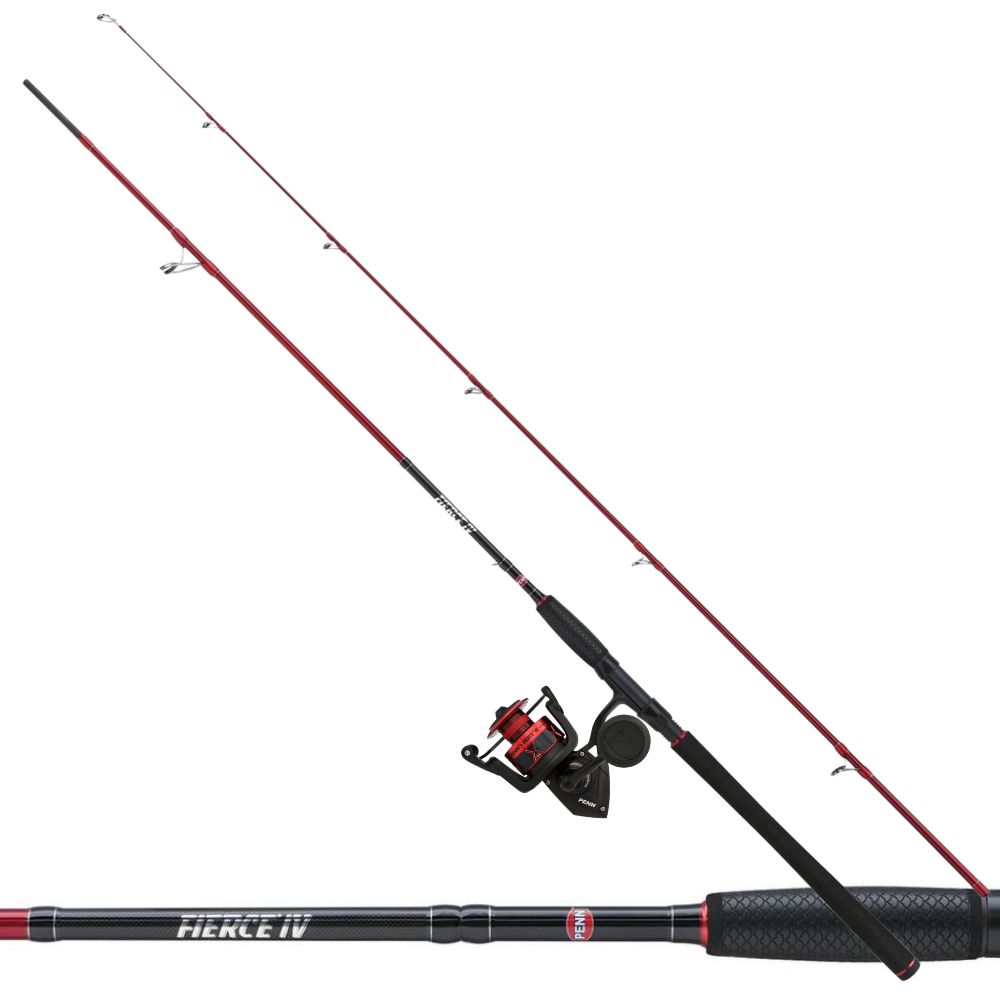 PENN Saltwater Fishing Rod-Reel Spinning Combo FIERCE IV 75-150g 5000 CMB