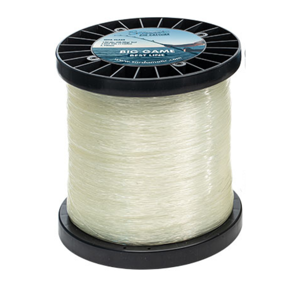 SARDAMATIC Big Game Fishing IGFA Class Monofilament Line 80lb/36.2kg/0.75mm 1100m Clear