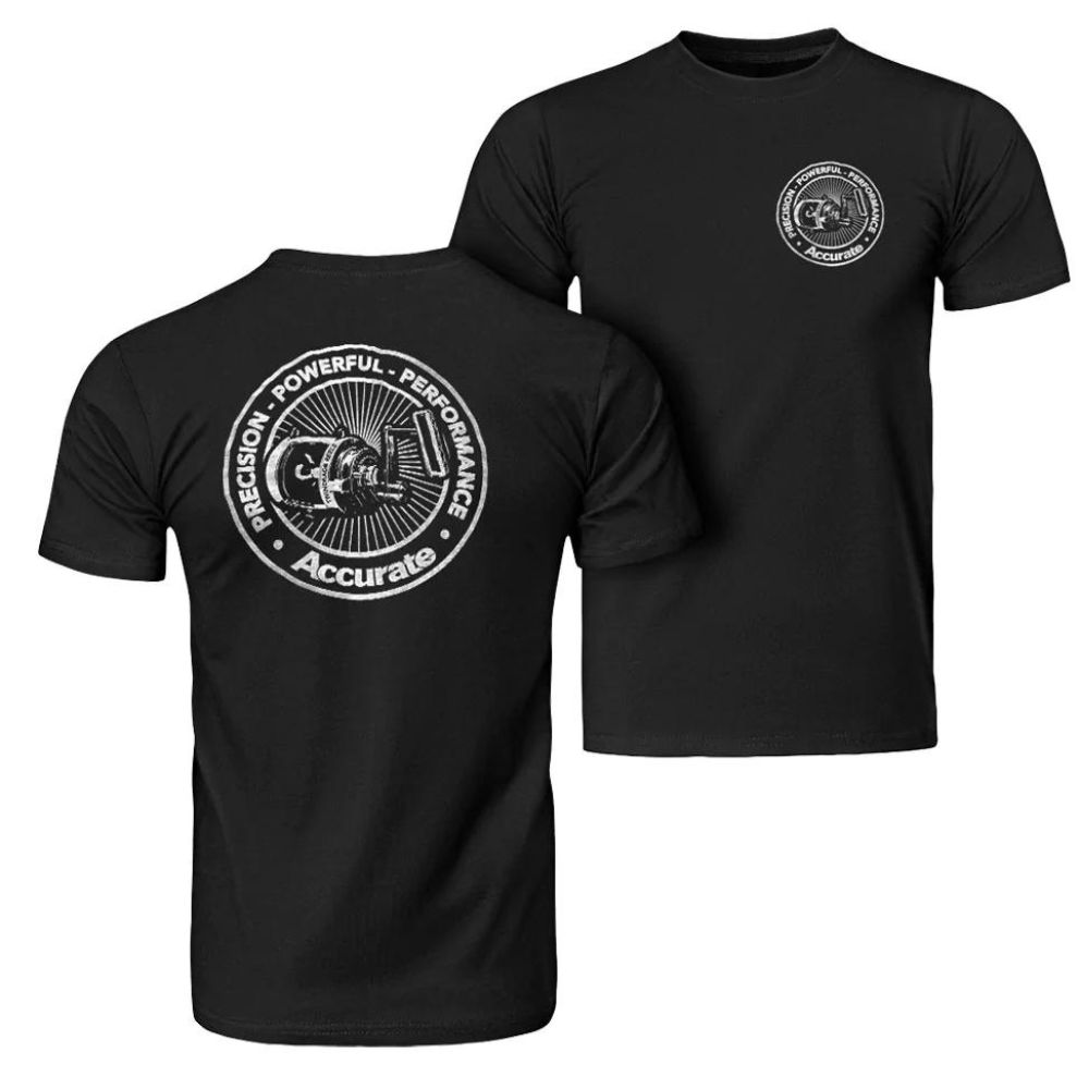 ACCURATE Fishing & Style T-Shirt PRECISION / POWER / PERFORMANCE