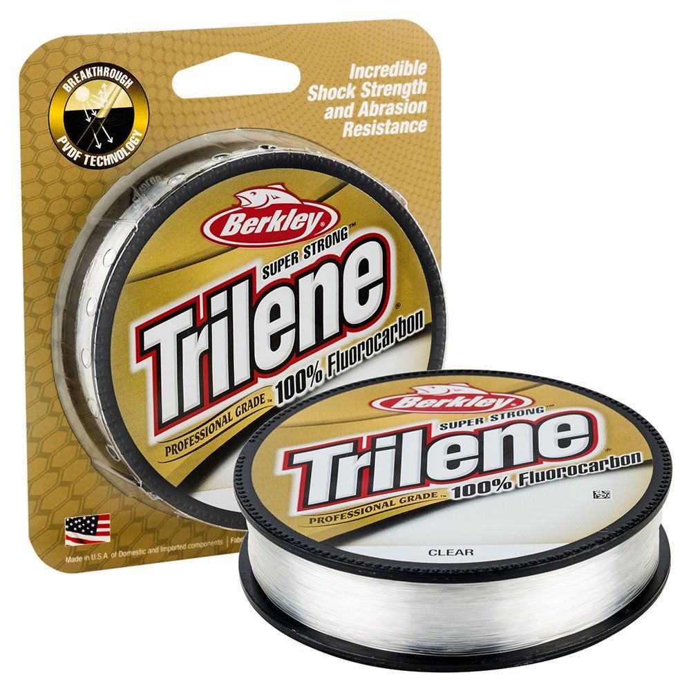 BERKLEY Abrasion Resistance 100% Fluorocarbon Leader Line TRILENE 50m/Clear