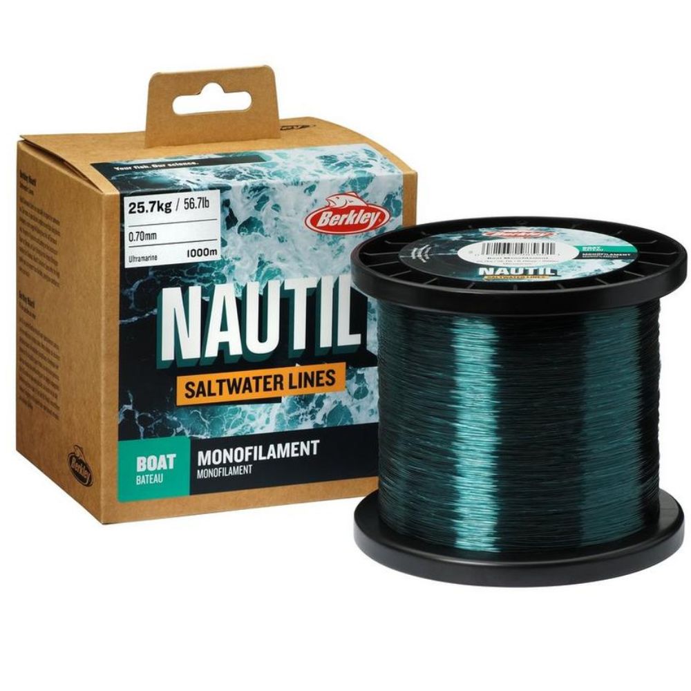 BERKLEY Saltwater Fishing Monofilament Line NAUTIL BOAT 900m 0.90mm/40.9kg/90.2lb Ultra Marine