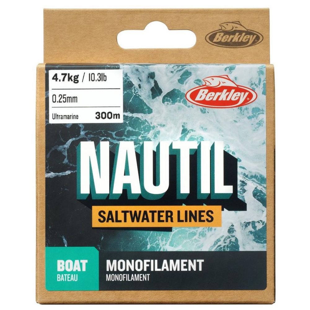 BERKLEY Saltwater Fishing Monofilament Line NAUTIL BOAT 600m/Ultra Marine - Image 2