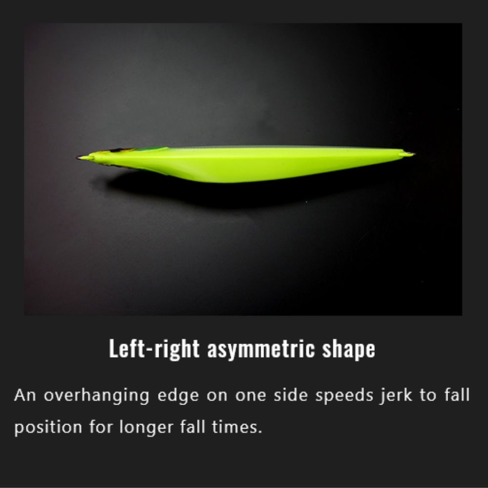 JACKALL Saltwater Jigging Lure BAMBLUZ Jig SLOW 150g #G205 - Image 7