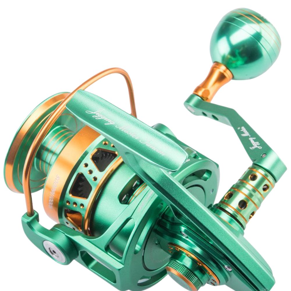 JIGGING MASTER Ultimate Spinning Reel Monster Game 8000H/16000S GR/GD - Image 8
