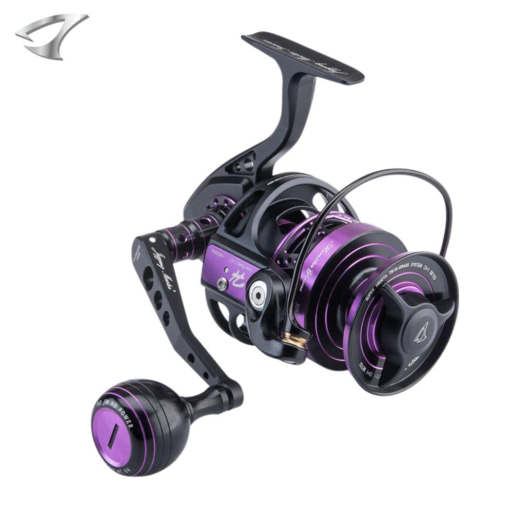 JIGGING MASTER Monster Game Spinning Reel MASTER V.I.P 5000H/7000S Black/Purple