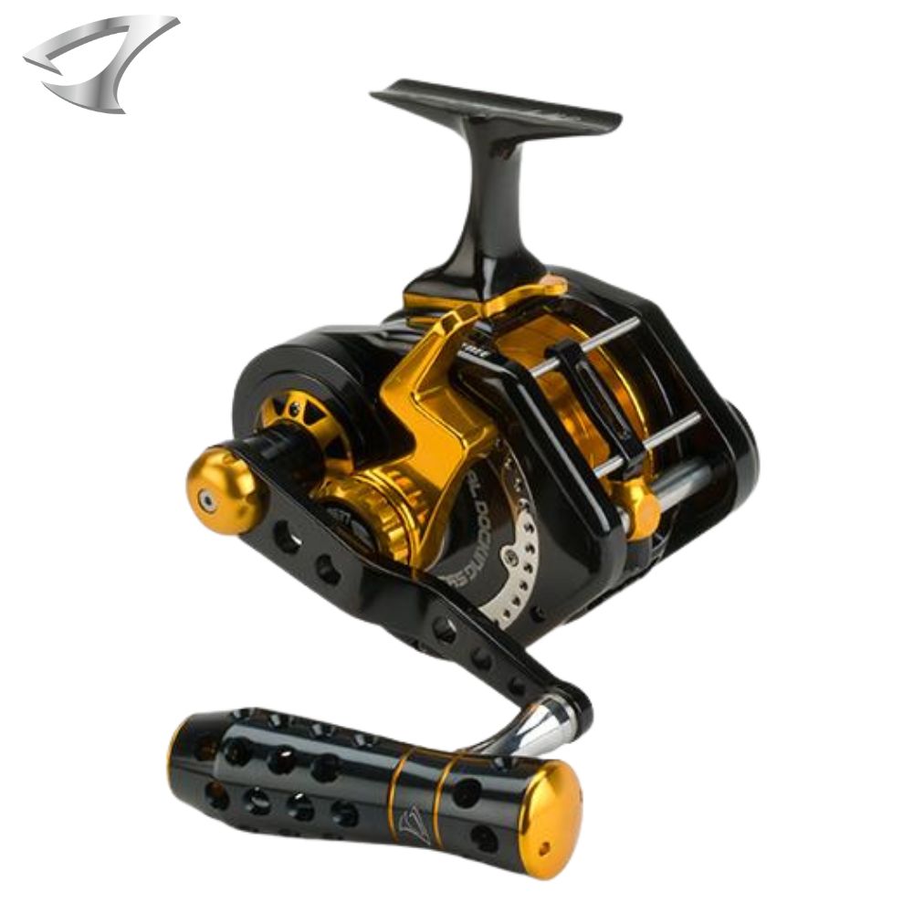 JIGGING MASTER Extreme Jigging Righthanded Reel UNDERHEAD PE10 Black/Gold